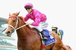 Japonisme finally delivers the cerise a group 1 for Chris Waller