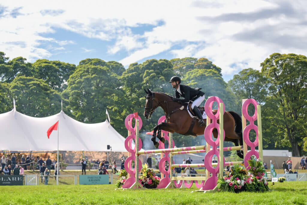 Clarke Johnstone and Sparky Lad win the £45,000 ARC Racehorse to Eventer Challenge Cup at Cornbury House Horse Trials