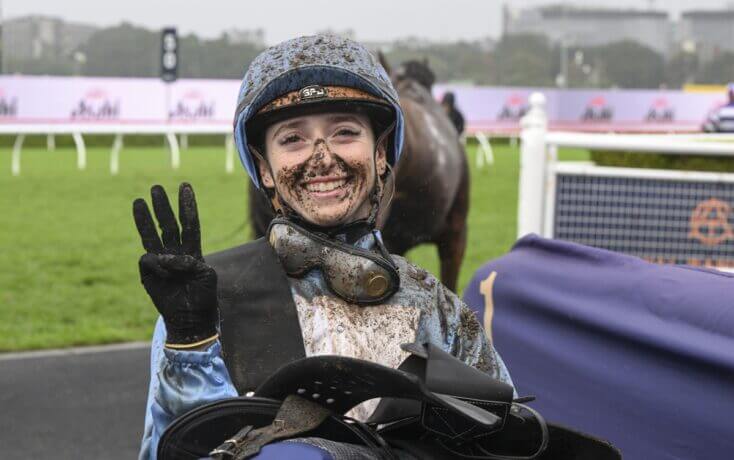 Siena Grima produces a triple treat at Randwick